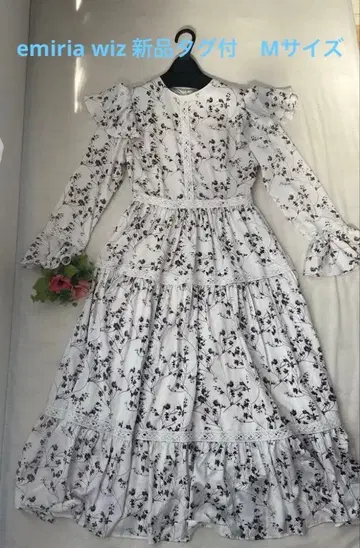 에밀리아 위즈/emiria wiz/꽃무늬 롱 원피스/새상품/M 사이즈