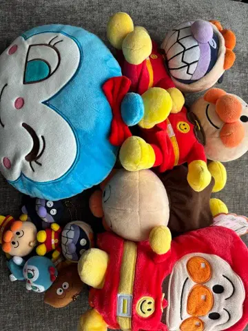 호빵맨 봉제 인형 세트