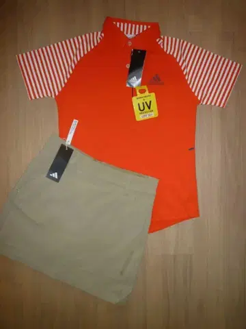 [새상품 M] adidas 아디다스 골프 셔츠&스커트 셋업