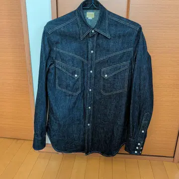 WAREHOUSE 데님 웨스턴 셔츠 40