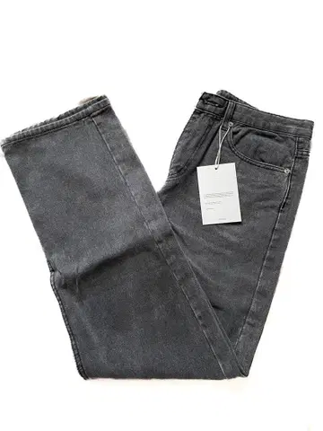 TRILLION 스트레이트 데님 팬츠 (DEEP GRAY)