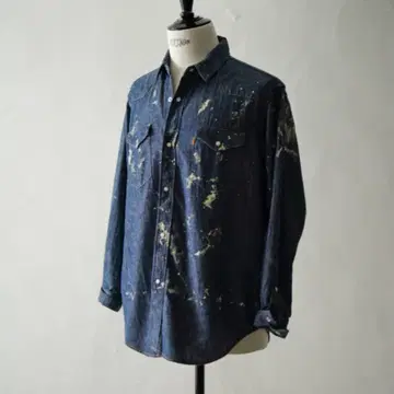 1]HERILL Denim western Shirt (Indigo) | 브랜드 중고거래 플랫폼