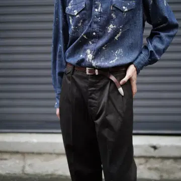 1]HERILL Denim western Shirt (Indigo) | 브랜드 중고거래 플랫폼