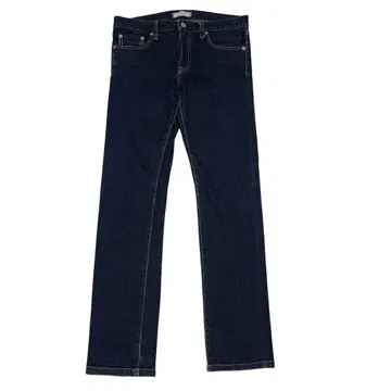UNIQLO 인디고 스트레치 데님 청바지 셀비지 아카미미
