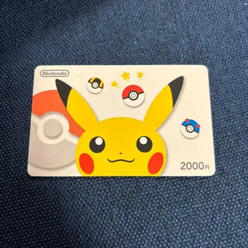 Nintendo 피카츄 선불 카드 [기사용]