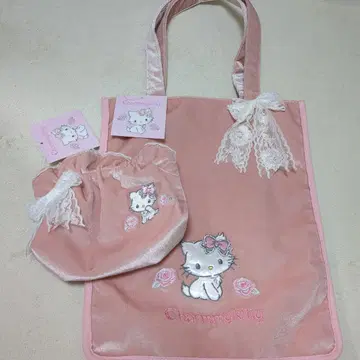 산리오 챠미키티 토트백 파우치
