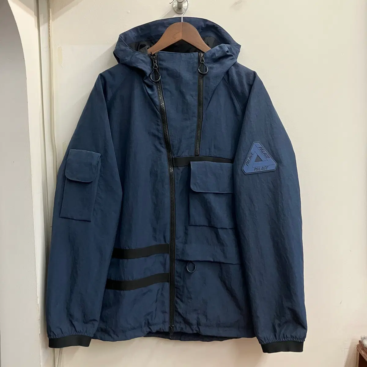 Palace Hexagon Pertex Quilted Jacket Blue - 24SS #팔라스,#팔라스 