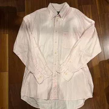 POLO 라이트 핑크 셔츠 L 사이즈