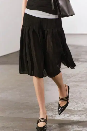 ZW collection zara 플리츠 스커트