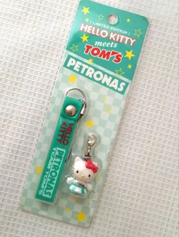 키티 TOM'S PETRONAS 한정판 키링 스트랩 레어