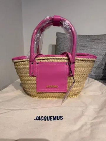JACQUEMUS LE PETIT PAILLAGE NEON PINK