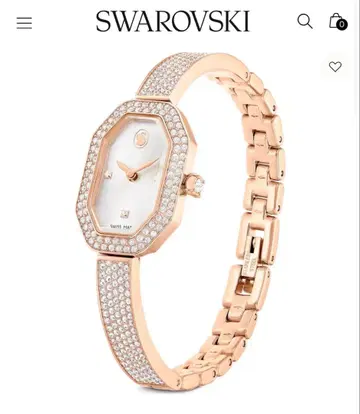Swarovski 로즈 골드 손목시계