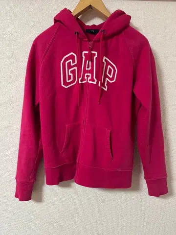 GAP 핑크 집업 후드티 후드 M