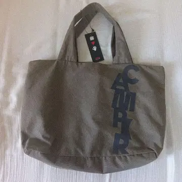 CAMPR 그레이 토트백 로고