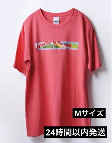 새상품 Mr.Children 라벨T셔츠 핑크 미스치루 사이즈 M