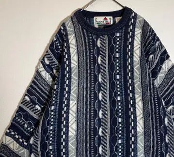 Florence Tricot 불가리제 코튼 3D 니트 스웨터
