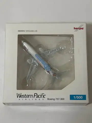 웨스턴 퍼시픽 항공 B737-300 herpa 1/500