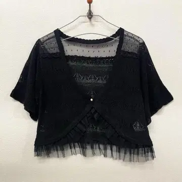 axes femme 레이스 니트 볼레로