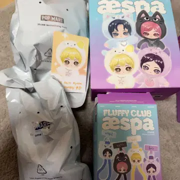 POP MART FLUFFY CLUB aespa 윈터 폰참