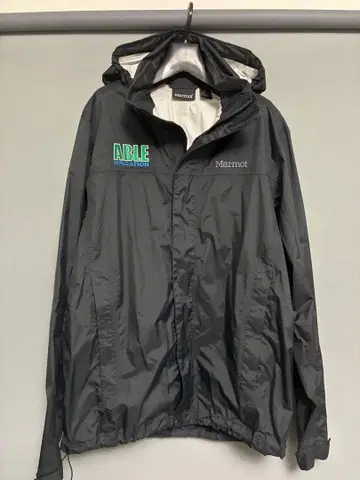 Marmot 마운틴 레인 자켓 기업 로고 있음