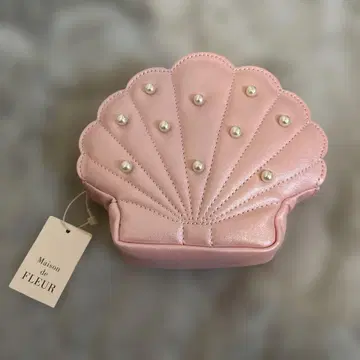 Maison de FLEUR 쉘 파우치 핑크