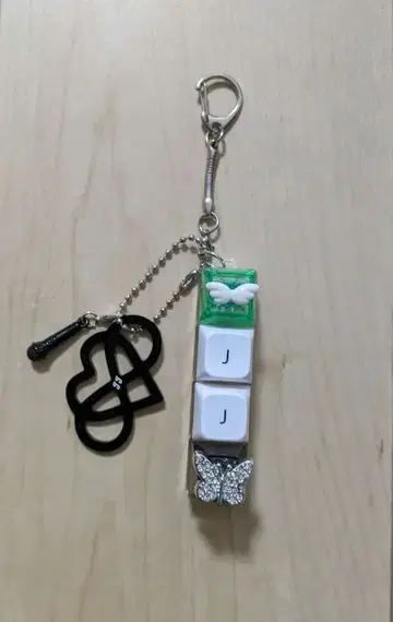 JJ 딱딱 키보드 키링 LED 사양 새상품