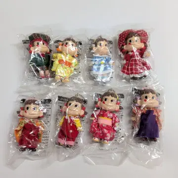 [미개봉] 페코짱 키링 8체 세트