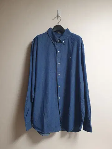 폴로 랄프로렌 포니 데님 셔츠 L