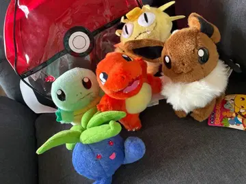 포켓몬 초기 봉제 인형 TOMY 이상해씨 이브이 기프트 백