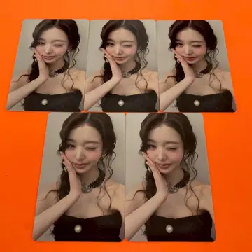 IVE 원영 LUCID 4/18 오사카 교세라 특전 5장 트레이딩 카드