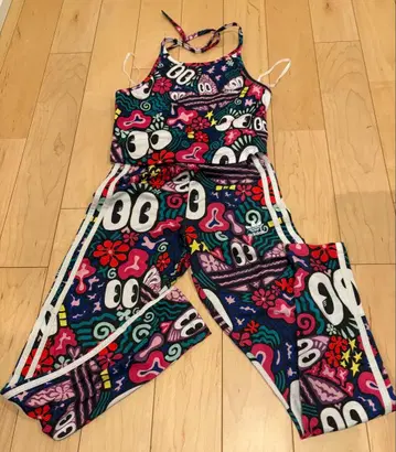 adidas Originals 상의 스커트&스패츠 3종 세트