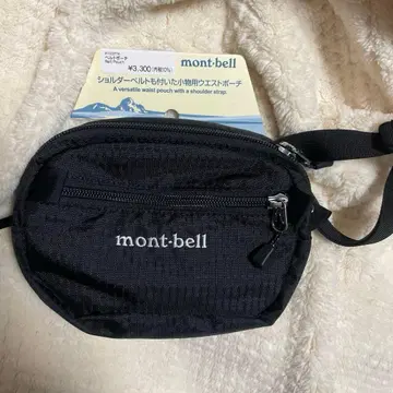 mont-bell 몽벨 벨트 파우치 웨스트 파우치 블랙