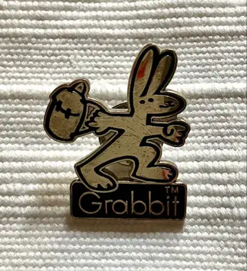 Grabbit 토끼 핀 배지 빔즈 보이 캐릭터