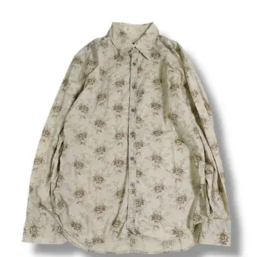 새상품급 Paul Smith 폴스미스 꽃무늬 셔츠 베이지 L 사이즈