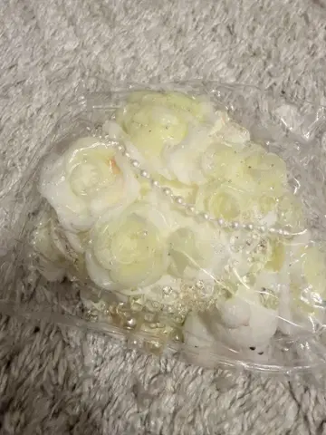 반짝반짝 선생님 곰 장미 케이크 옐로우 컬러