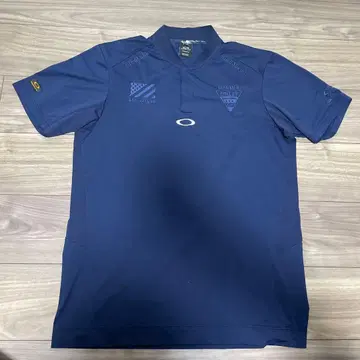 OAKLEY 골프웨어 반팔 셔츠 XL 네이비 오클리 폴로