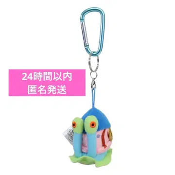 스펀지밥 카라비너 마스코트 키링 파이리츠 극장판 게리