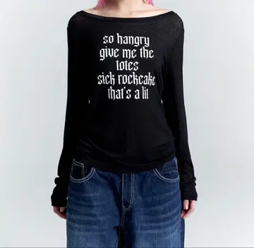 ROCKCAKE 락 케이크 롱 T셔츠