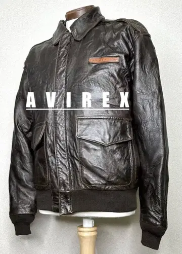 3AVIREX A-2 ninja gpz 가죽 TOPGUN MA-1 할리