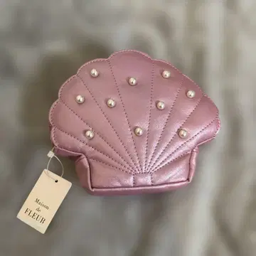 Maison de FLEUR 쉘 파우치 다크 핑크