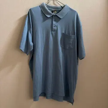 L.L.Bean 엘엘빈 피마 코튼 100 피케 셔츠 L 블루