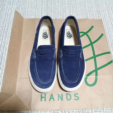 VANS 네이비 스웨이드 슬립온