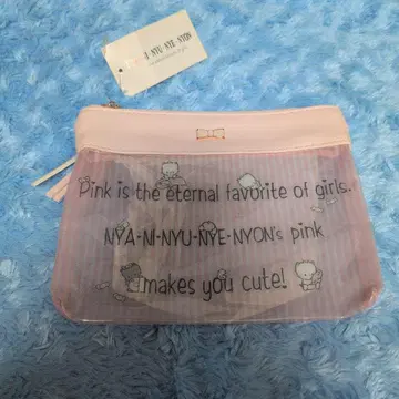 냐니뉴녜뇨 플랫 파우치 산리오 퓨로랜드 퓨로