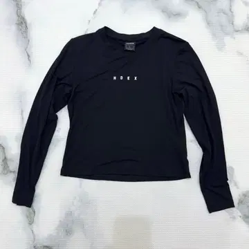 HDEX 블랙 긴팔 셔츠