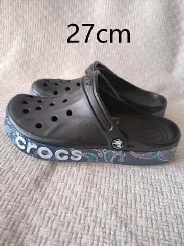 crocs 페이즐리 무늬 샌들 27cm