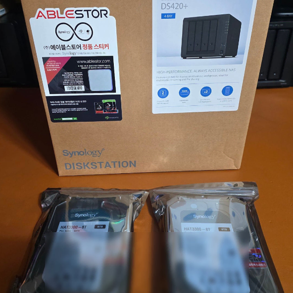 시놀로지 DS420+ 시놀로지 정품 HDD 16TB