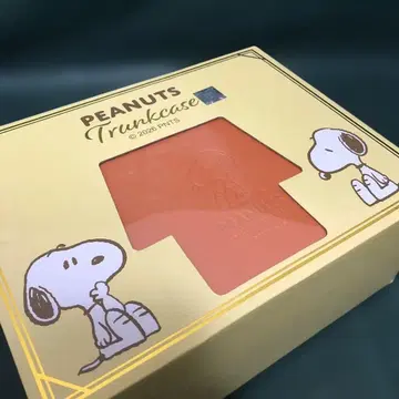 PEANUTS 트렁크 케이스 오렌지 SNOOPY 스누피