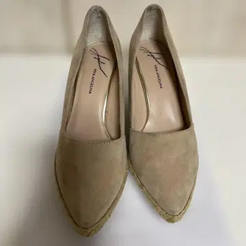 스웨이드 에스파드리유 웨지힐 펌프스 VIVA ANGERINA