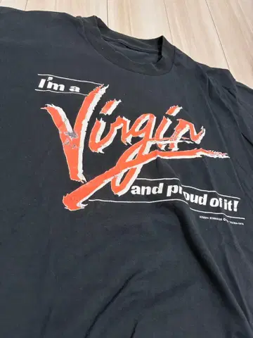 1992 XL Virgin T셔츠 vintage 싱글 스티치
