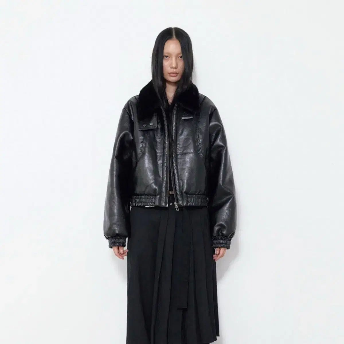 Bohemian Seoul Mustang Jacket Brown #무스탕,#여성무스탕,#보헤미안